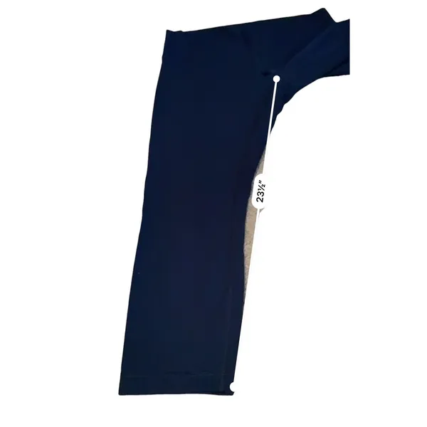 Lululemon Wunder Under Crop 23 Full-On Luxtreme True Navy Leggings Womens‎ 12 - Image 8
