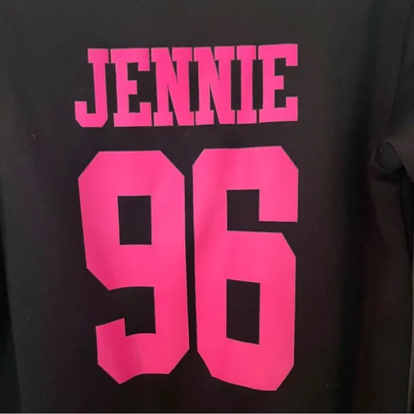 BLACKPINK JENNIE Kpop Black Long-Sleeve Pullover Sweatshirt - Image 5