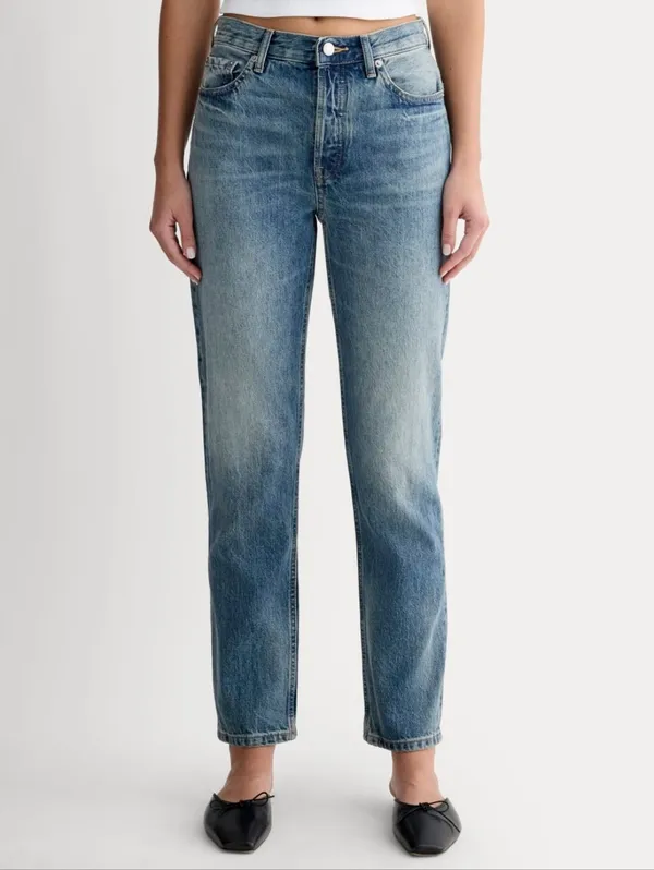 Everlane The Curvy '90s Cheeky Straight Jean Organic Cotton 27 Crop - Image 2