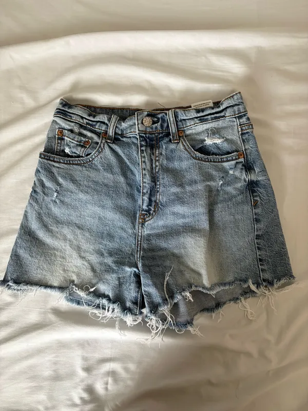 Daze Jean Shorts Blue Size 25 - Image 4