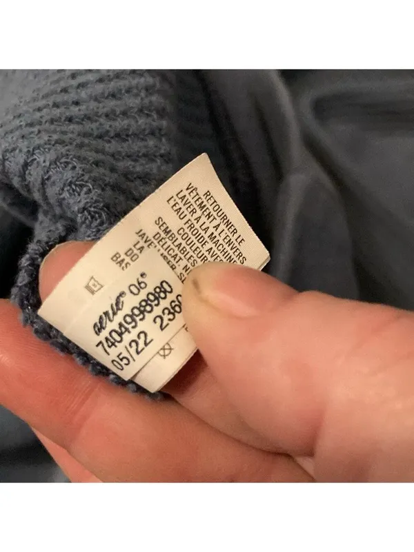 Aerie oversized waffle knit hooded pullover size medium - Image 4