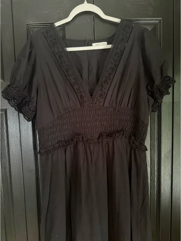 American Eagle Midi Dress Black - Image 2