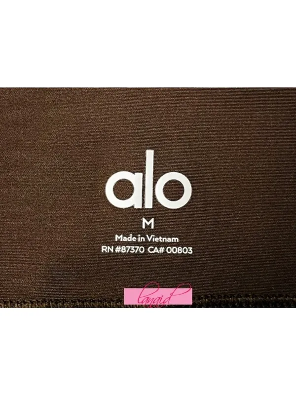 Alo 7/8 High-Waist Airlift Leggings Espresso Hi-Rise Waisted Skinny Tights Pants - Image 9