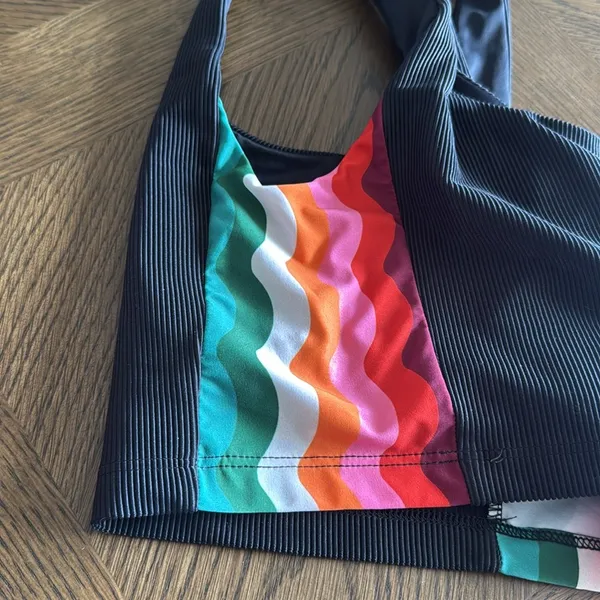 Beach Riot Tessa Top In Tropical Wave, Size Small, $123 - Image 9