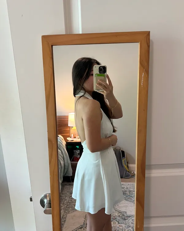 DO+BE White Halter Neck Romper - Image 3