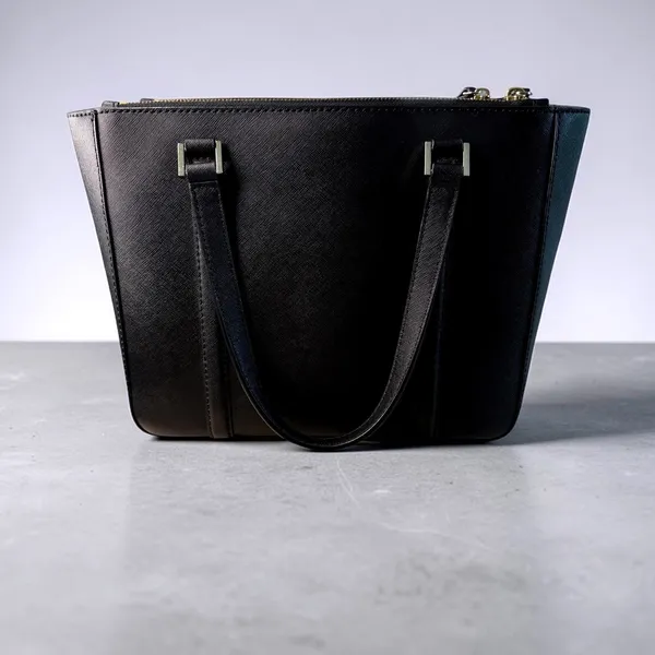 Kate Spade Cadence Black Saffiano Leather Tote Handbag WKRU4074 - Image 2