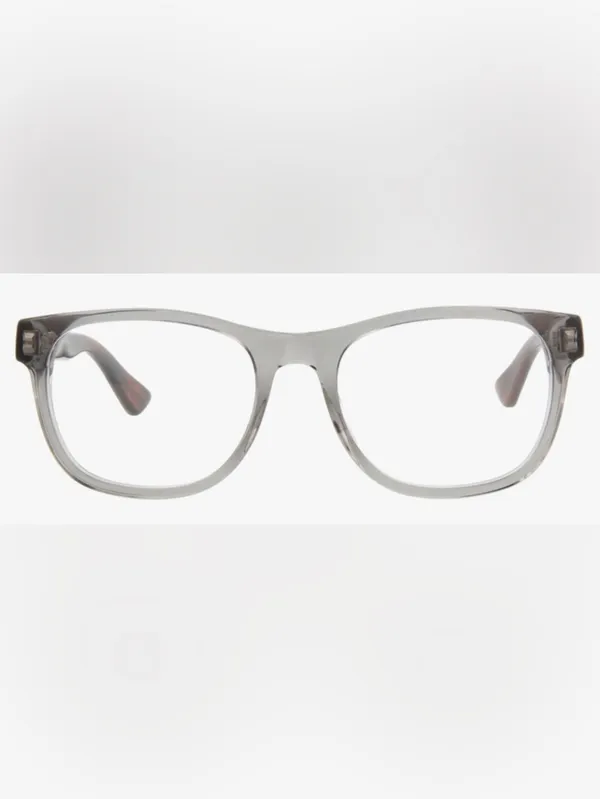 Gucci GG0040 004‎ Transparent Light Grey Plastic Square Eyeglasses w/Case - Image 14