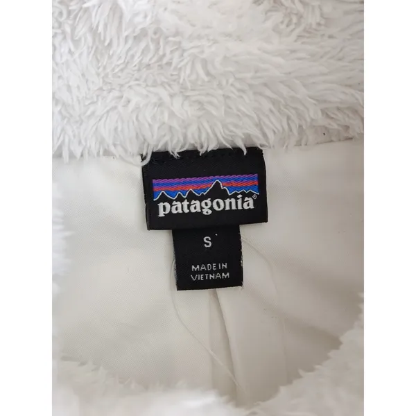 Patagonia Los Gatos Sherpa Sweater Vest Size S White Sherpa Fluffy - Image 9