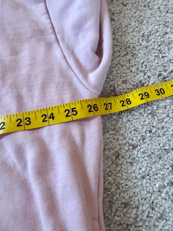 Lazy Sunday by Cali 1850 Oversized Fleece Hoodie with Side Pockets Pink XL - Image 8
