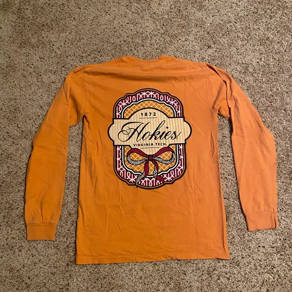 Comfort Colors Virginia Tech Hokies Long Sleeve - Image 4