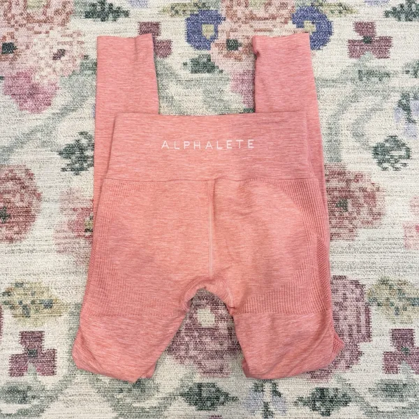 Alphalete Womens‎ Amplify Pink Leggings Size Small Gym Workout Weightlifting - Image 4