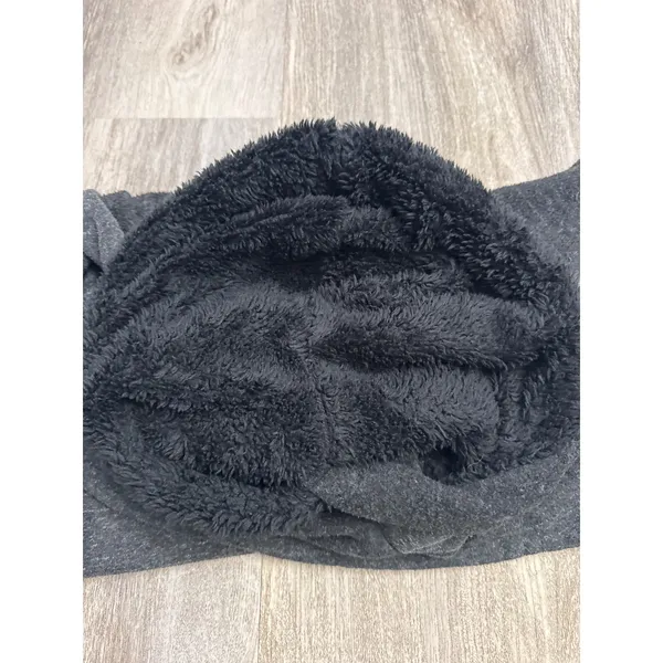 Alo Yoga Charcoal Grey Fleece Lined Hoodie Sweatshirt Women Size Small - Image 6