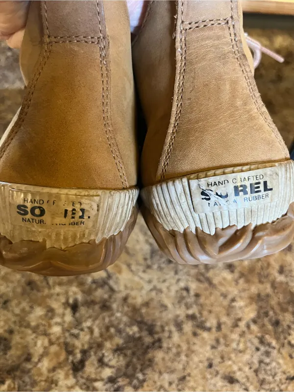 Sorel‎ Leather Lace-Up Casual Boots - Brown & Tan - Image 4