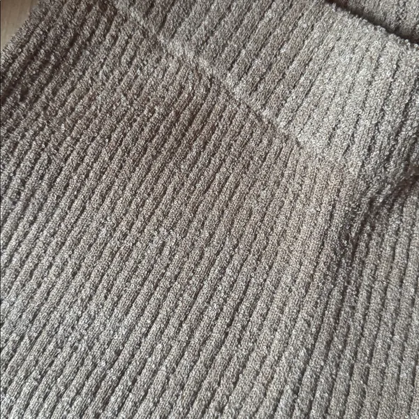 Lovers + Friends Tan Wide Leg Knit Pants - Image 3