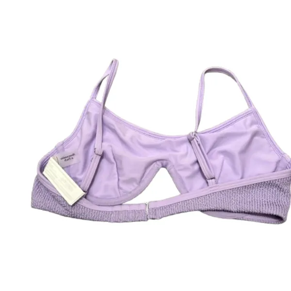 NWT‎ Abercrombie & Fitch Continuous Underwire Bikini Top Lavender Size Medium - Image 2
