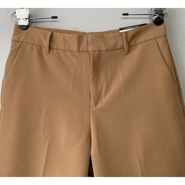 Worthington Bermuda Trouser Short Size 6 Camel Tan Dressy Career Preppy Twee Y2K - Image 2