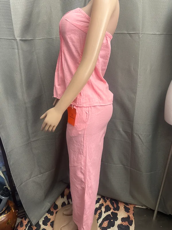 New size medium teo piece set Pink - Image 4