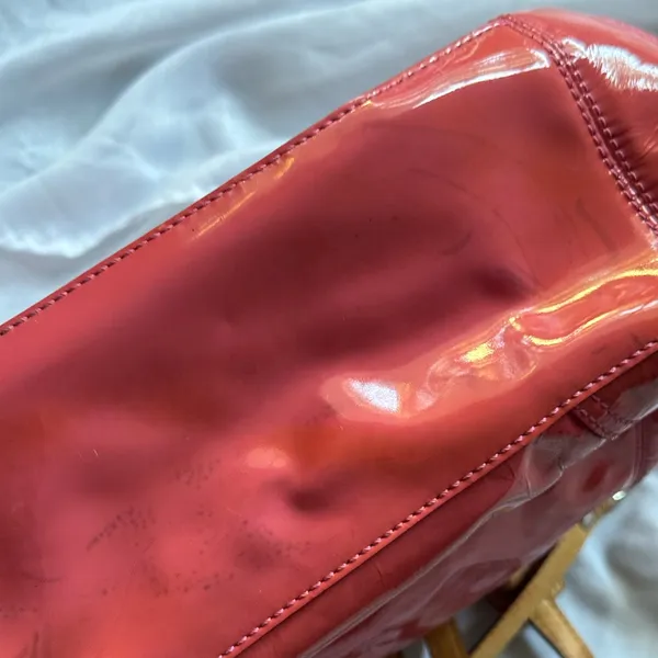 Coach Leah Patent Leather Signature Bucket Bag Tote - Image 10