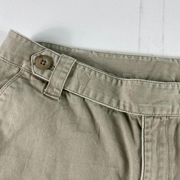 North Face Shorts Womens 10 Khaki Beige Outdoor Hiking Cotton Casual Pockets - Image 5