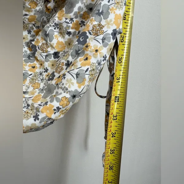 Bardot Dress Cindy Sweetheart Neck Yellow Floral XS 4 - Image 9