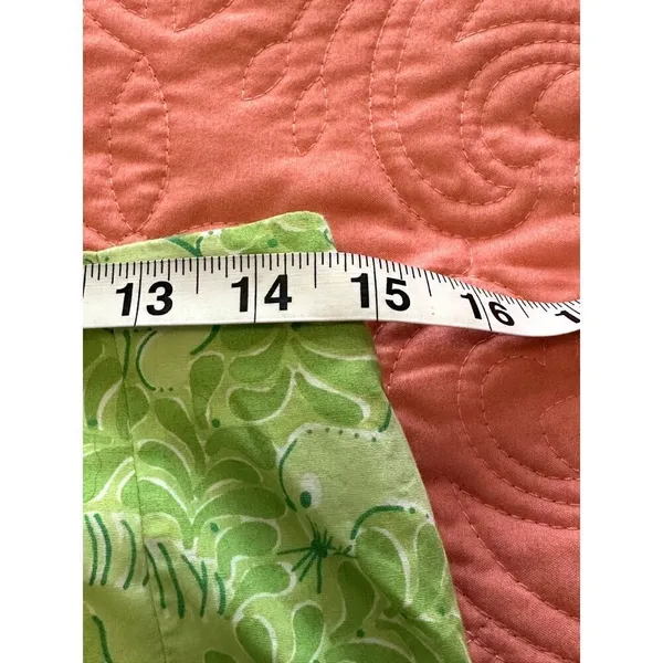 Vintage Lilly Pulitzer Animal Zoo Palm Print Green Size 6 Mini Skirt White Label - Image 5
