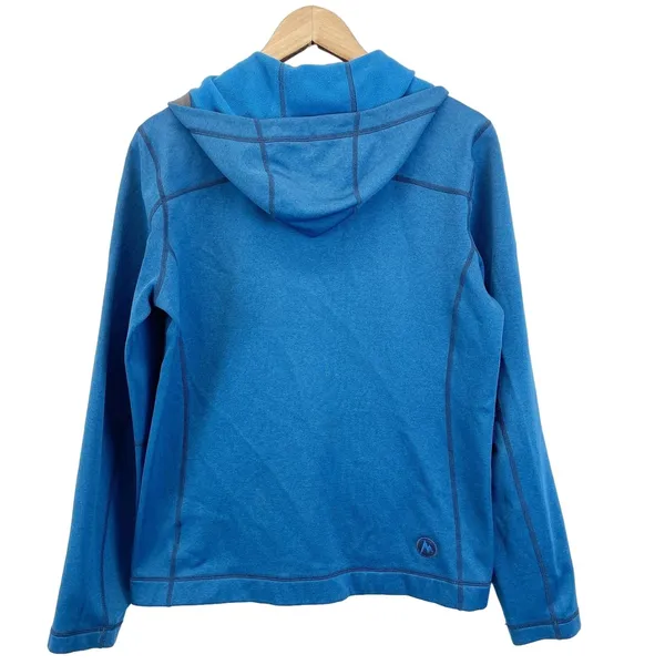 Marmot Khami Full Zip Jacket Womens Small Hooded Outdoor Layer Hiking Utility‎ - Image 2