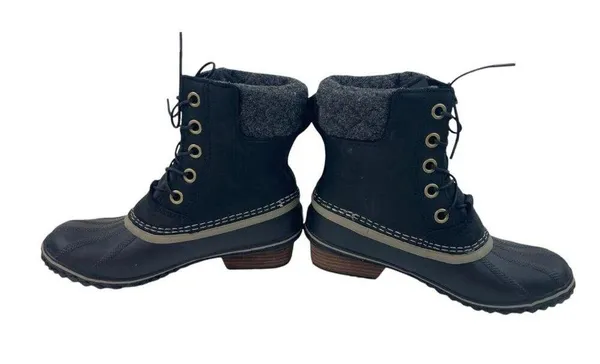 Sorel Women’s Boots Size 6 Black Waterproof Snow Ski Outdoor Laces Winter Lined - Image 12