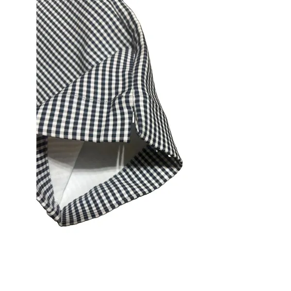 Acegolfs Eagle Performance Pull On Stretch Ankle Pant Black White Gingham Sz S - Image 8