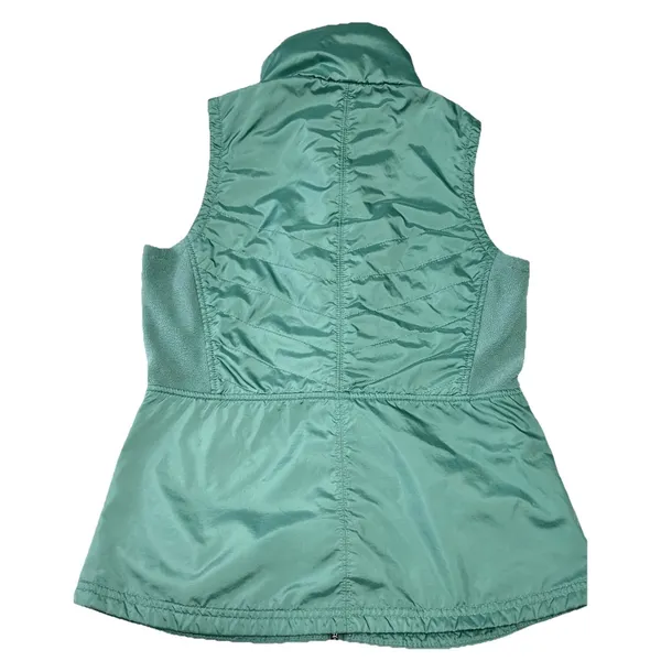 Columbia Mix It Around Vest Womens XS Teal Mint Green Quilted Fleece Omni-Shield - Image 15