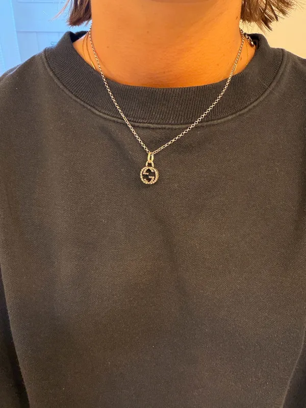 Gucci Pendant Necklace Interlocking G - Image 7