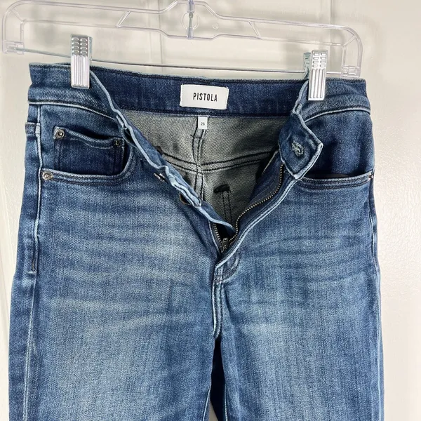 Pistola Madi High Rise Modern Slim Intention Jeans Y2K Minimalist Casual 26x27 - Image 10