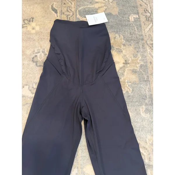 Seraphine Active Maternity Flare Leggings Over The Belly Buttery Soft XS Black - Image 10