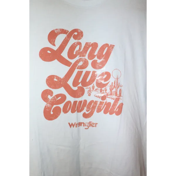 Wrangler Retro Long Live Cowgirls Graphic Tee - Image 4