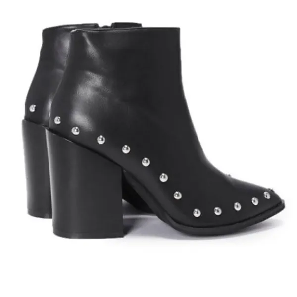Nasty Gal Charlie Black Studded Bootie - Image 11