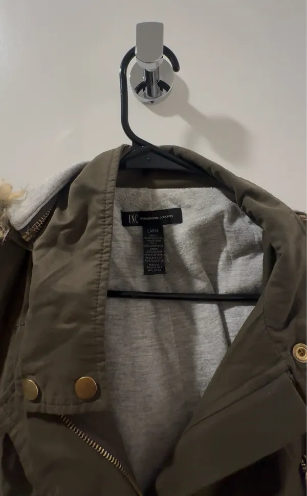 Winter coat Green Size L - Image 3
