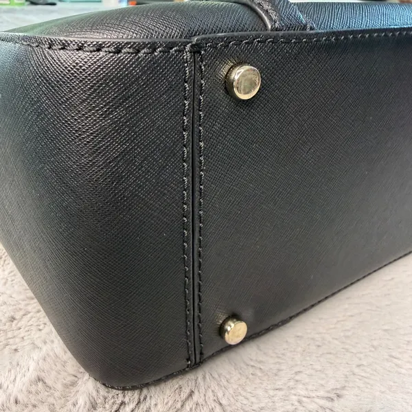Kate Spade Cadence Black Saffiano Leather Tote Handbag WKRU4074 - Image 5