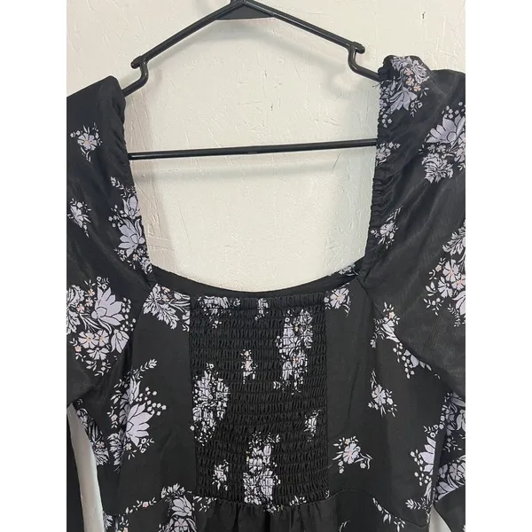 Anthropologie Maeve Floral‎ Dress Colorfull Women's Size 4P Classic Peasant Boho - Image 4