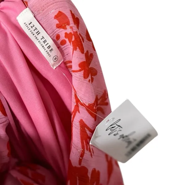 NWT 12TH TRIBE Mon Cherie Floral Strapless Maxi Dress - Image 10