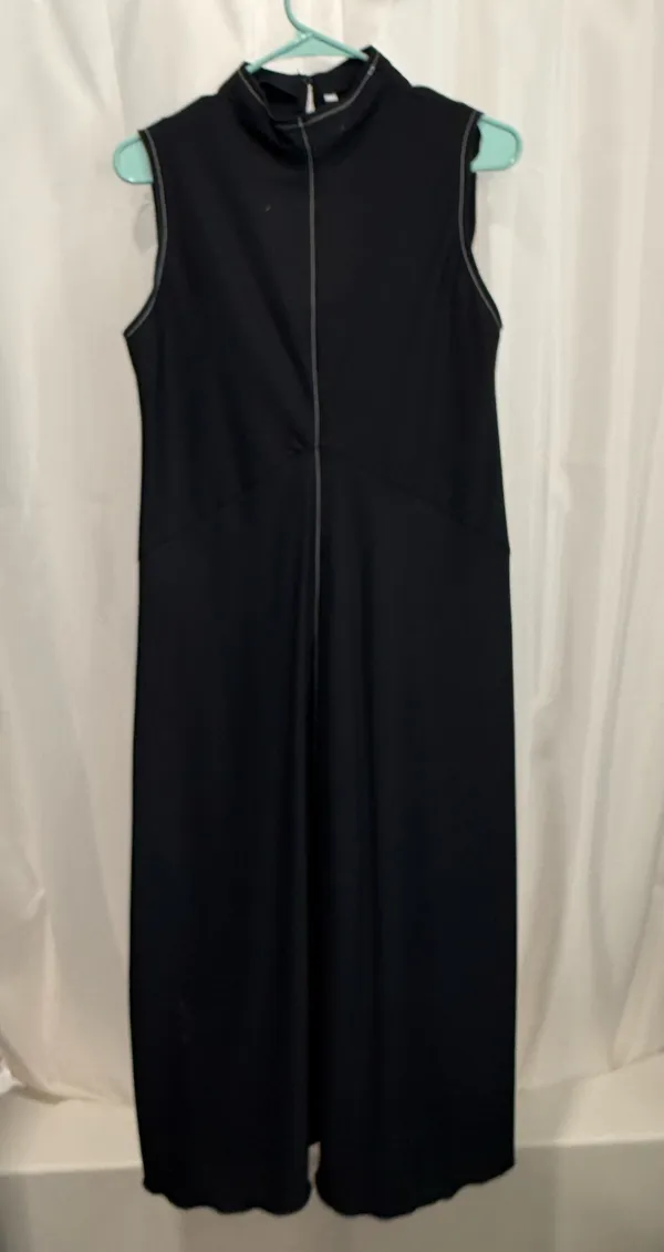 Zara Long Black Dress - Image 3