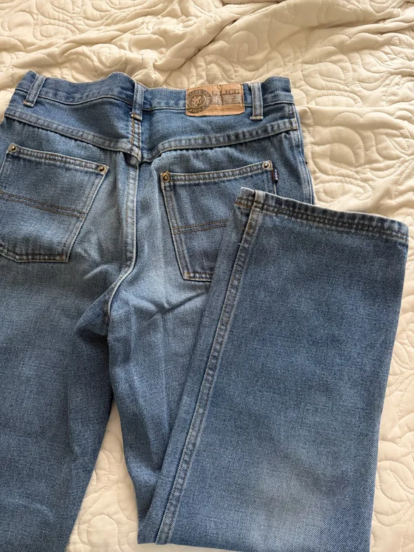 Cargo denim pants Blue Size 24 - Image 3