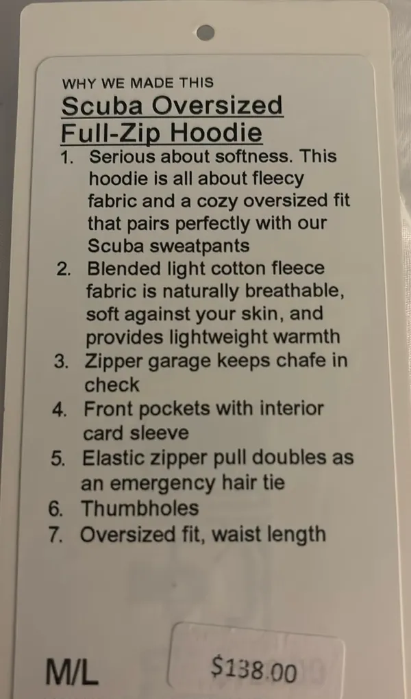 Lululemon scuba  - Image 4