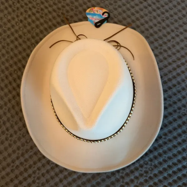 Western Tan Cowgirl Hat - Image 2