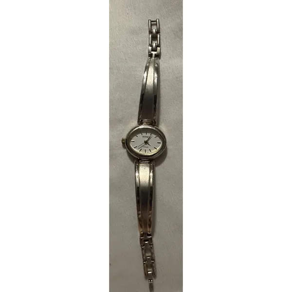 Rumours Quartz Women's Silver‎ Tone Oval Dial Dress Watch Japan Movt 44305 - Image 3