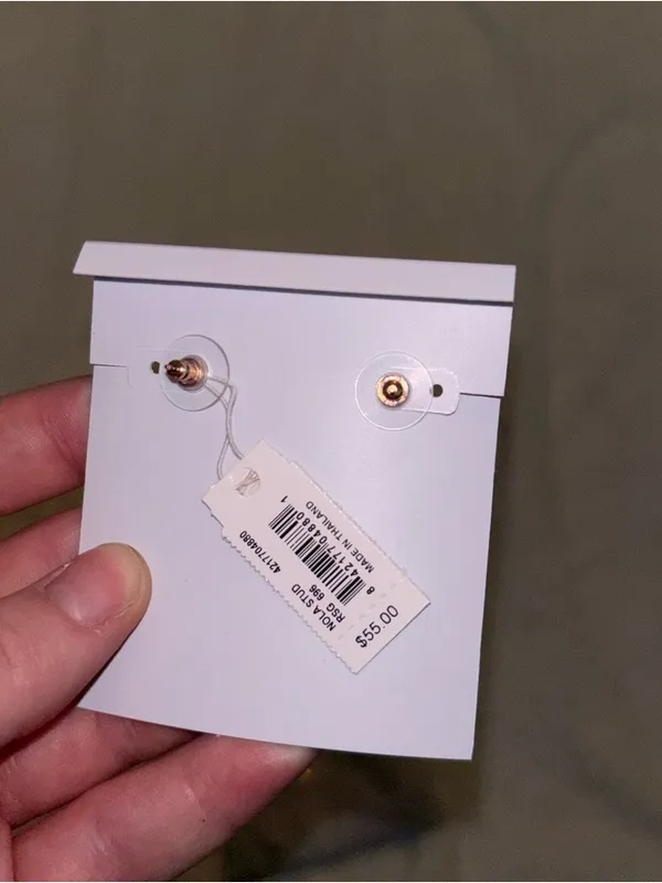 New Kendra Scott Rose Gold Earings - Image 2