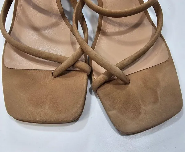 Steve Madden Effie Sandal in Tan Nubuck - Image 3