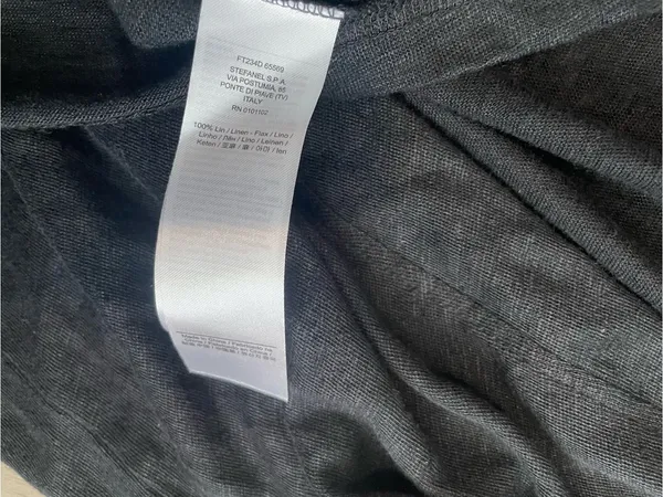 Stefanel Black Lightweight Knit Top - Image 2