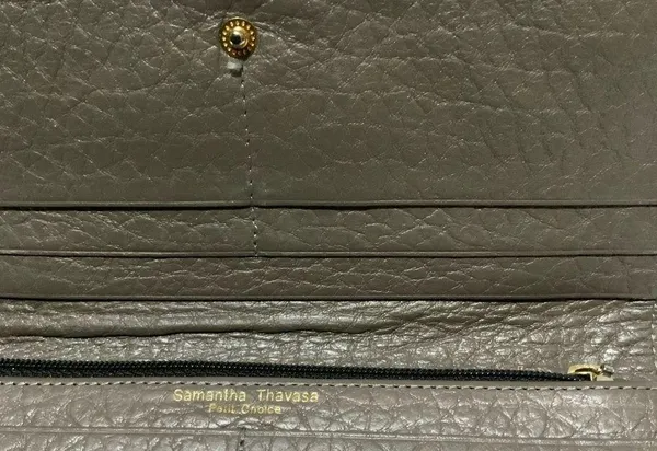 Beautiful Samantha Thavasa beige leather wallet - Image 4