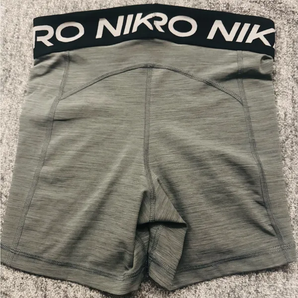 Nike Pro Dri-FIT Gray Shorts - Image 2
