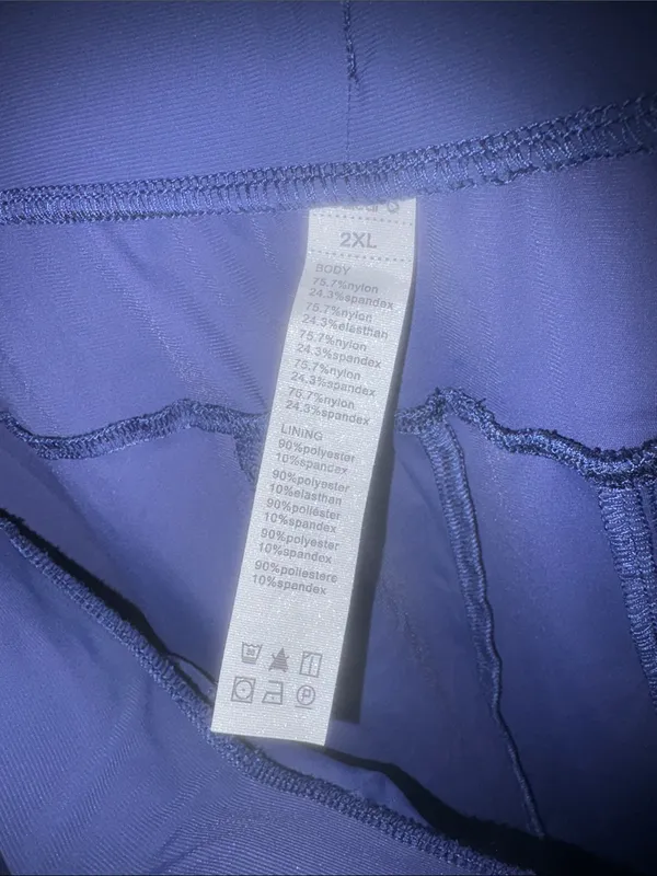 Women's Navy Wide-Leg Drawstring Pants - Image 3