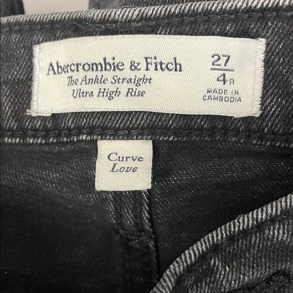 Abercrombie & Fitch The Ankle Straight Ultra High Rise Jeans - Image 4